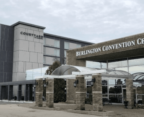 burlington convention centre front view