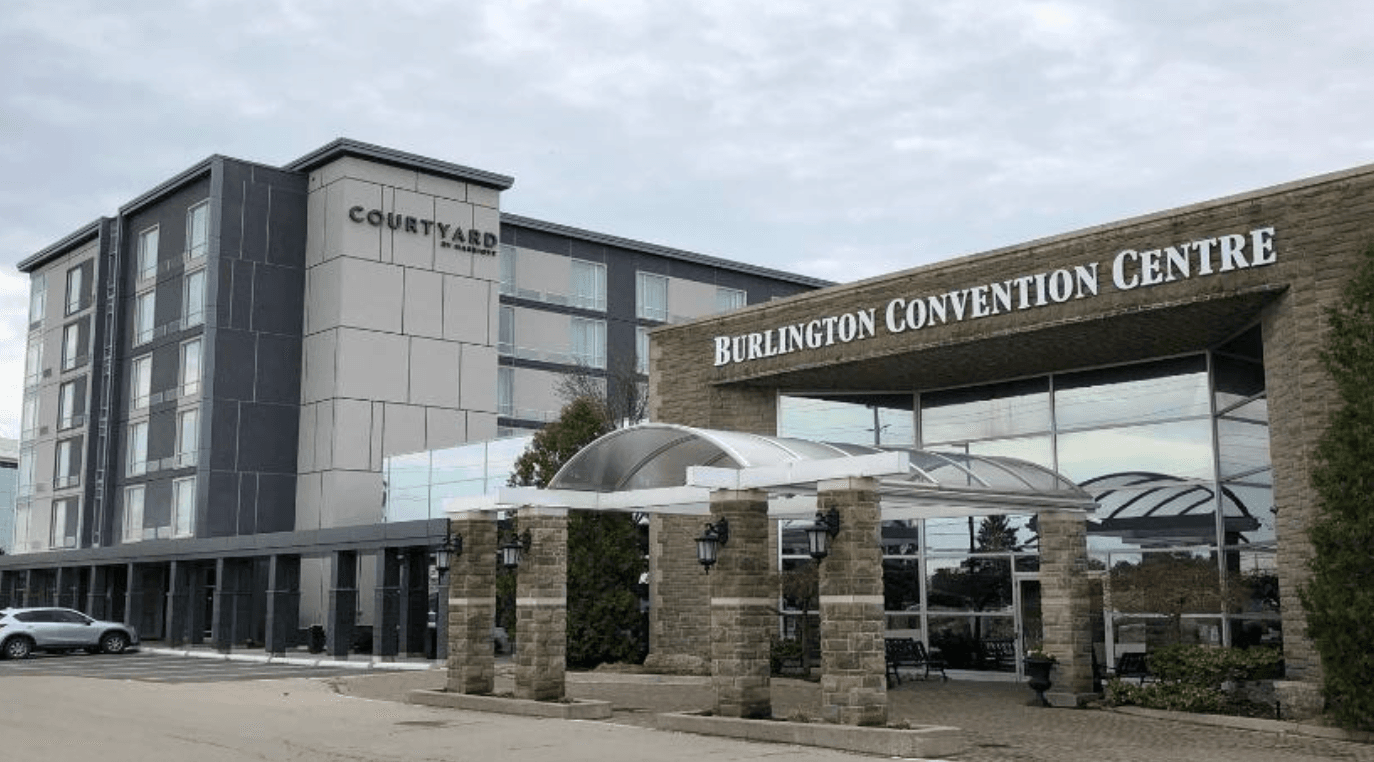 burlington convention centre front view