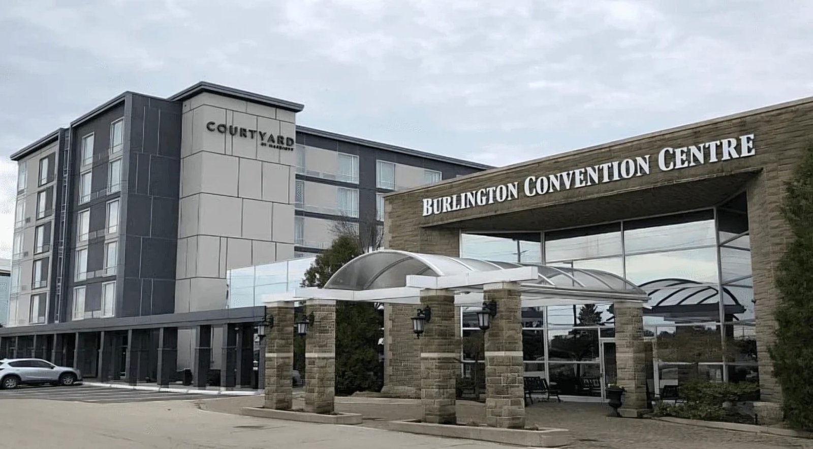 burlington convention centre front view