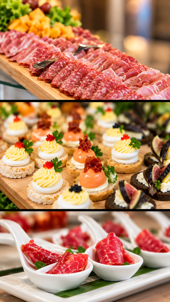 Elegant Charcuterie and Canape Buffet