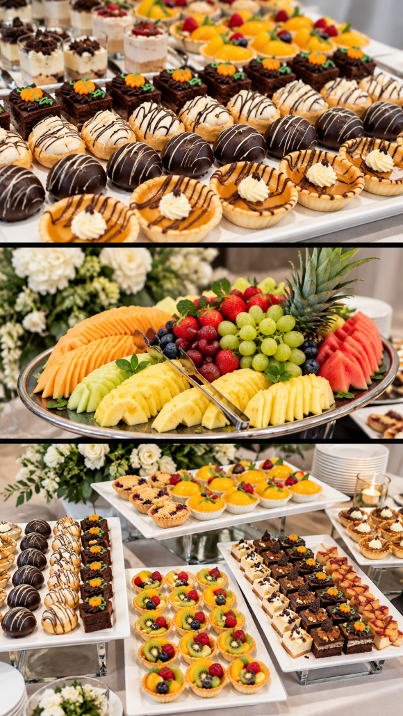 Elegant Dessert and Fruit Buffet