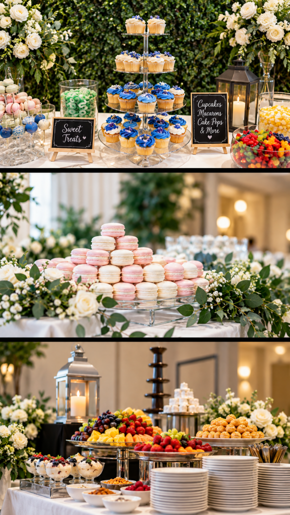 Elegant Wedding Dessert Buffet